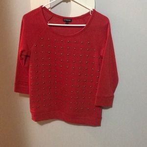 Express 3/4 sleeve sweatshirt